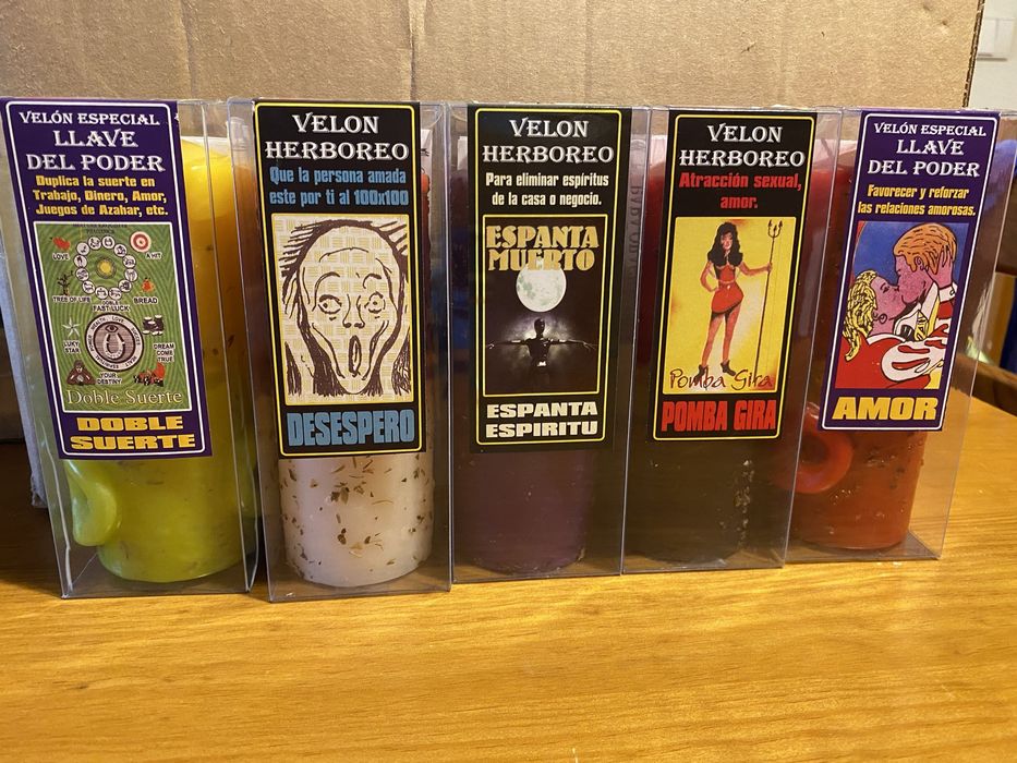 Velas completas para rituais e Velas para desejos