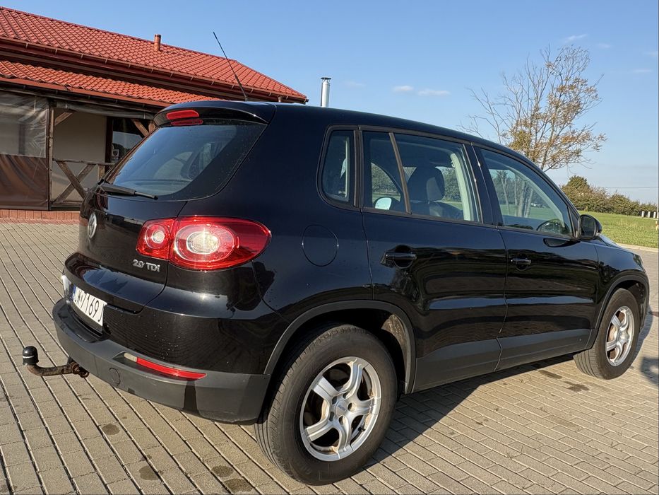 Tiguan 2.0TDI 140KM napęd 4x4, Hak, serwisowany, bez rdzy.