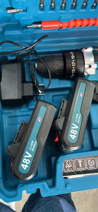 Maquina berbequim parafusadora com martelo bateria