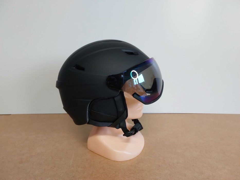 Nowy kask narciarski z szybką L 58 - 61 cm