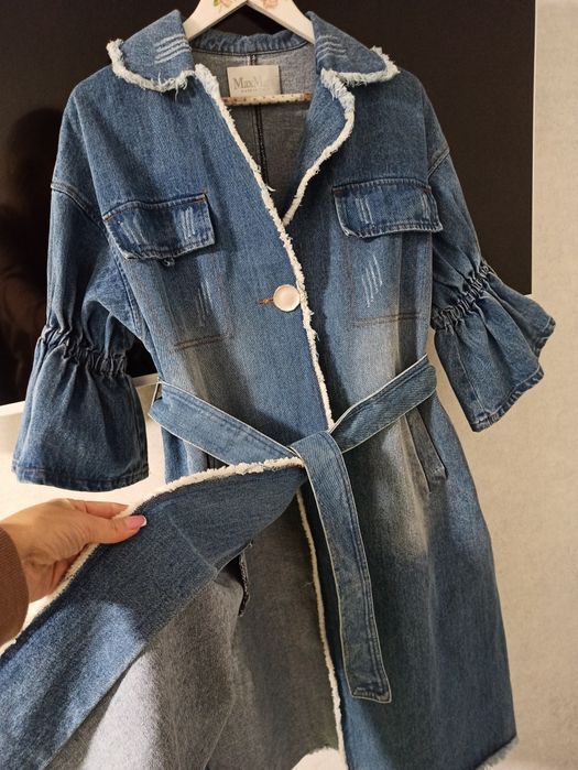 Пальто джинсове,MaxMara,размір м