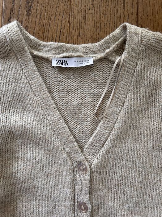 nowy kardigan sweter zara