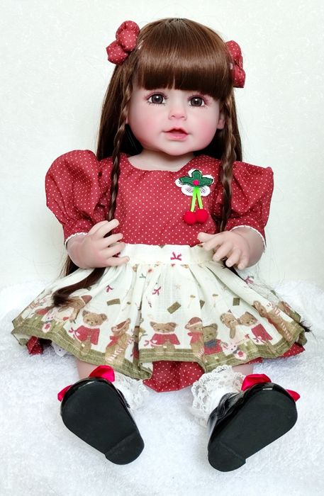 Лялька Реборн, 55 см, кукла  Reborn Baby Doll – м’яка, як справжня