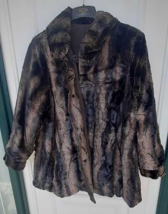 Casaco em pele mulher