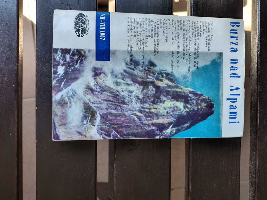 " Burza nad Alpami " praca zbiorowa 1958