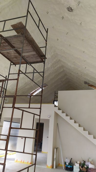 Ocieplanie pianą PUR nadmuch Celulozy zasyp wełna skalna