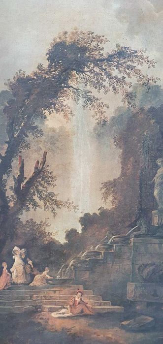 Quadro "Cena no Parque" Reprodução Fundação C. Gulbenkian