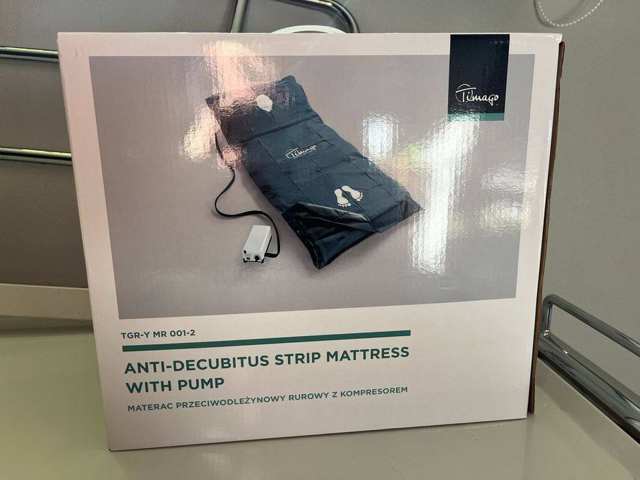 Łóżko medyczne rehabilitacyjne elektryczne + materac przeciwodleżynowy