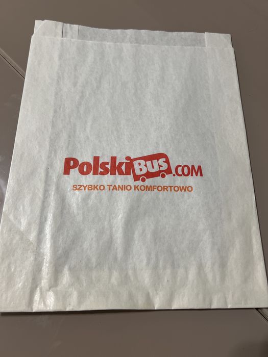 Torebki śniadaniowe PolskiBus