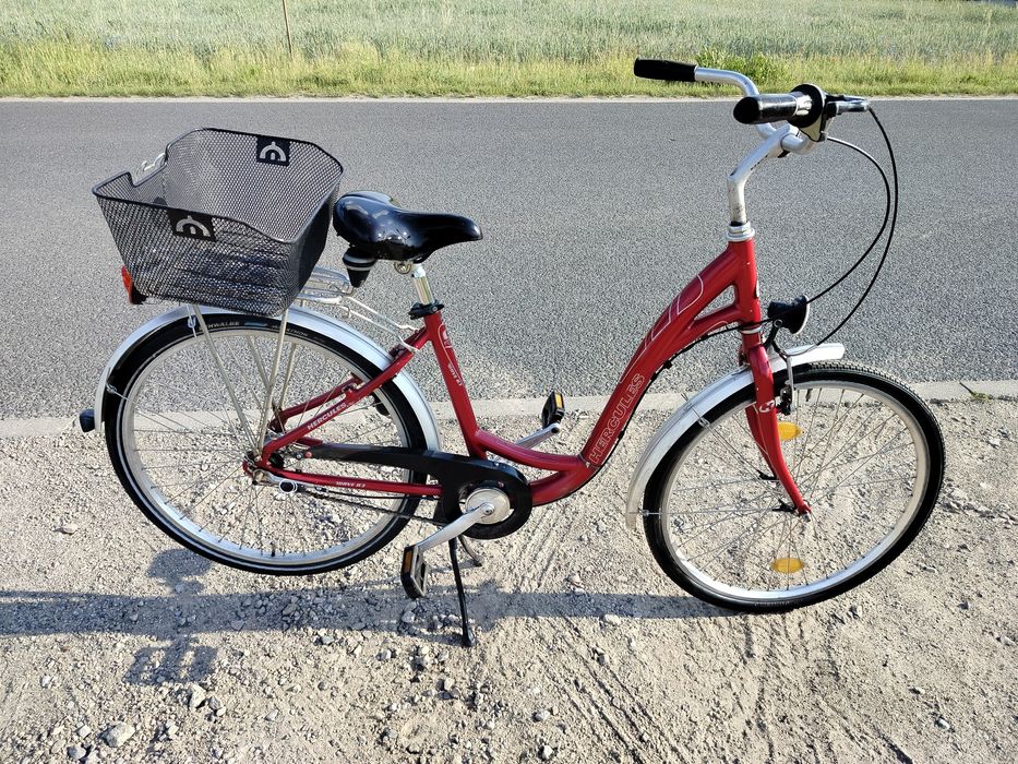 Niskopodłogowy Hercules 26" cali trzybiegowy +koszyk.