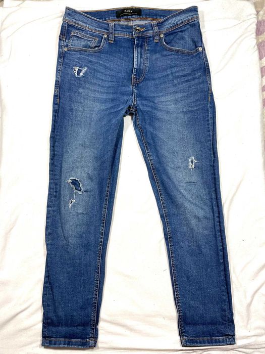 Zara jeansy z elastanem M