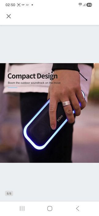 Głośnik Bluetooth DOSS SoundBox Pro 20W Bezprzewodowy Przenośny Czarny