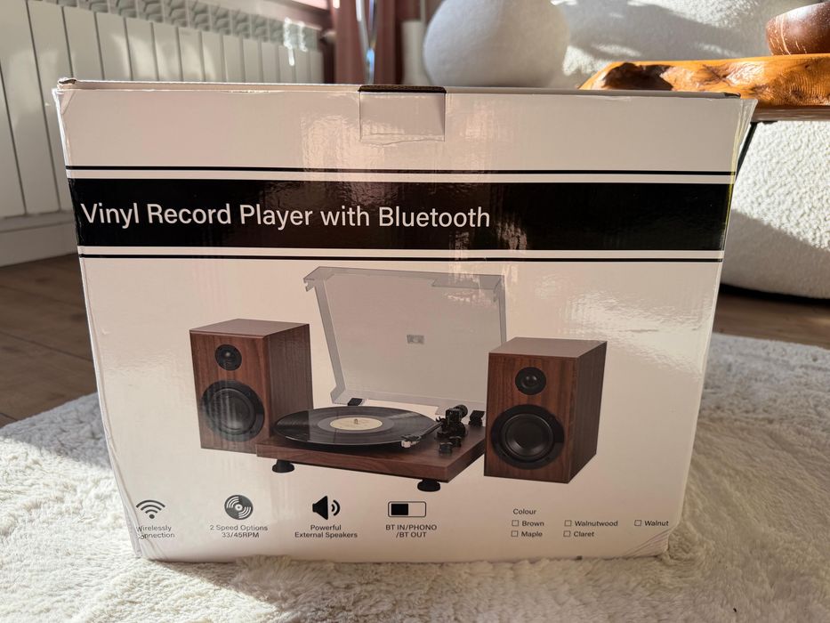 Music Box Bluetooth Gramofon SGKOMN TOMI-TECH