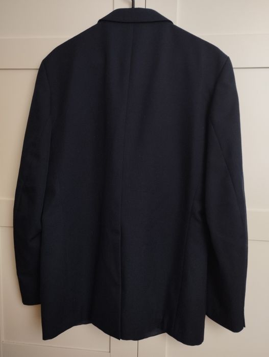 Granatowa marynarka 45% wełna 54 XL C&A