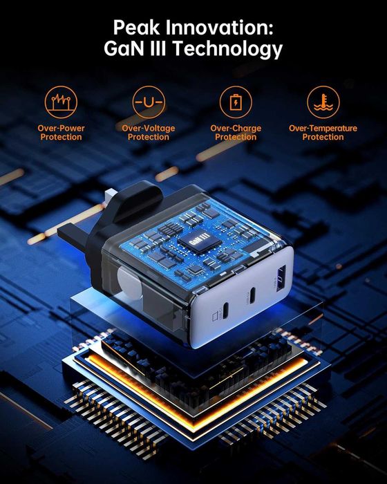 Ładowarka zasilacz GaN do laptopa NOVOO 120 W PD3.0 USB C
