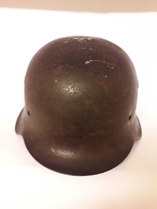 Stary niemiecki hełm.