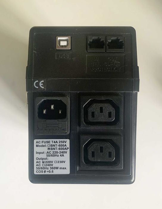 ДБЖ Powercom BNT-600AP з АКБ!