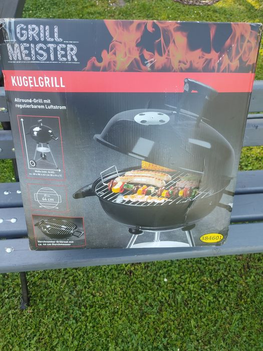 Grill nowy węglowy 48 cm