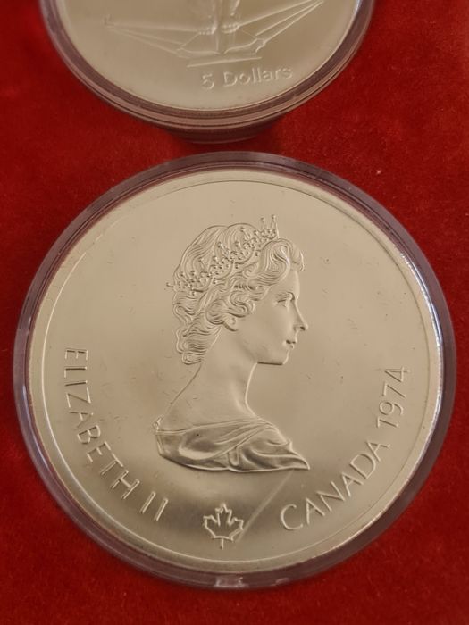 Moedas em prata 1976 Olipiadas
