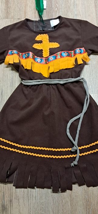 Strój przebranie kostium indianka