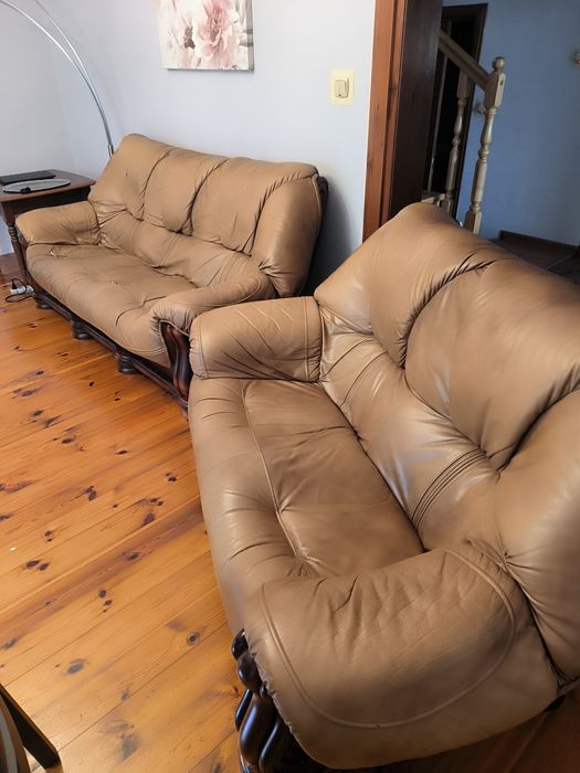 Sofa skórzana  2 sztuki