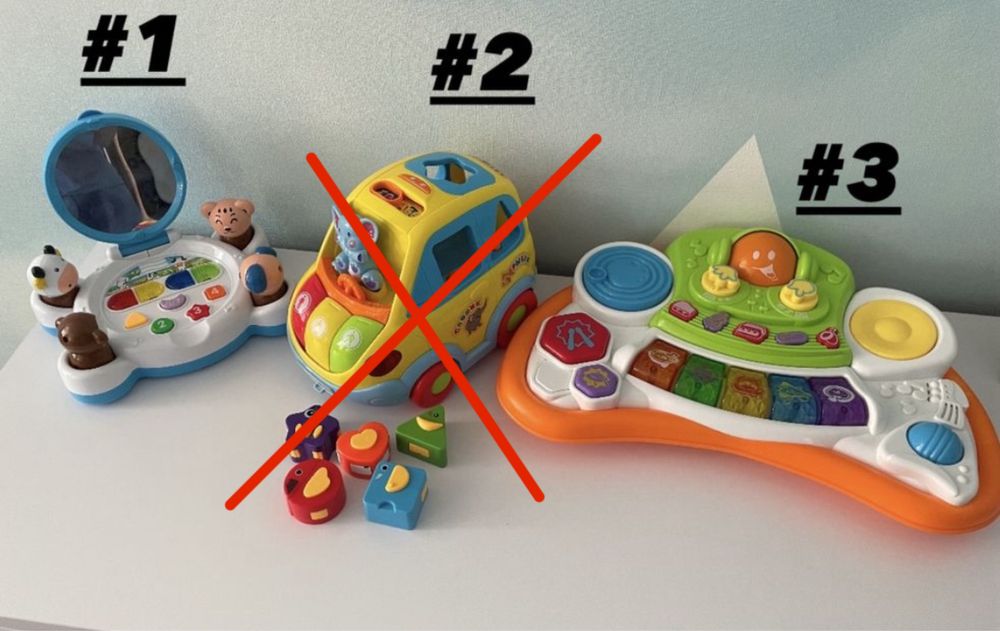 Дитячі іграшки музикальні 12м +