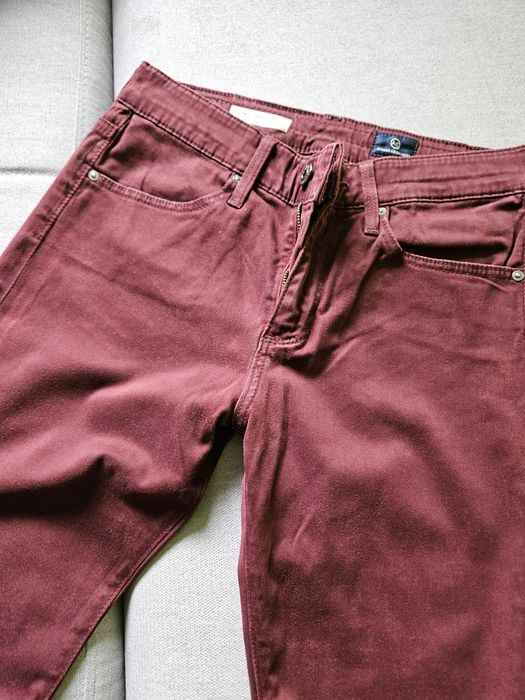 Spodnie Vitkac Adriano Goldschmied roz. XS bordowe Moliera2