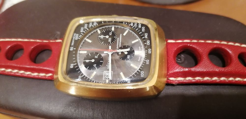 Relógio antigo cronografo nisus calibre tdb 1369