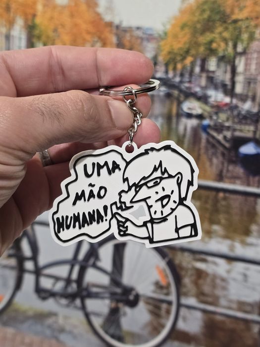 Porta-chaves "Uma Mão Humana" Nuno Markl Radio Comercial