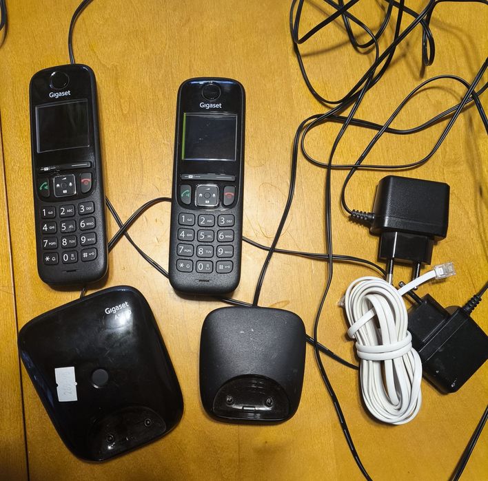 Telefon Gigaset AS690 Duo + C430HX Orange Światłowód