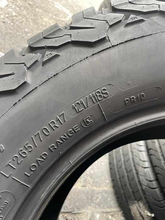 265/70 R17 BFGoodrich All-Terrain T/A KO2 (USA) 2шт./ 2023 рік.