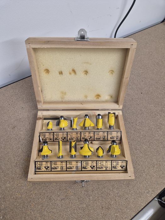 Zestaw do frezowania w drewnie