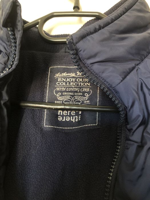 Kurtka zimowa granatowa c&a 170