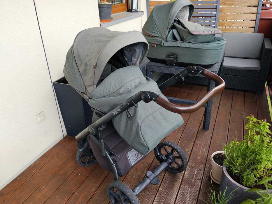 Wózek Roan Bloom 2 w 1 + dodatki
