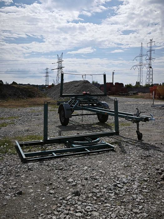 Przyczepa dłużycowa dłużyca KAISER NL2,5T do transportu stali drutu słupów drewna M/23