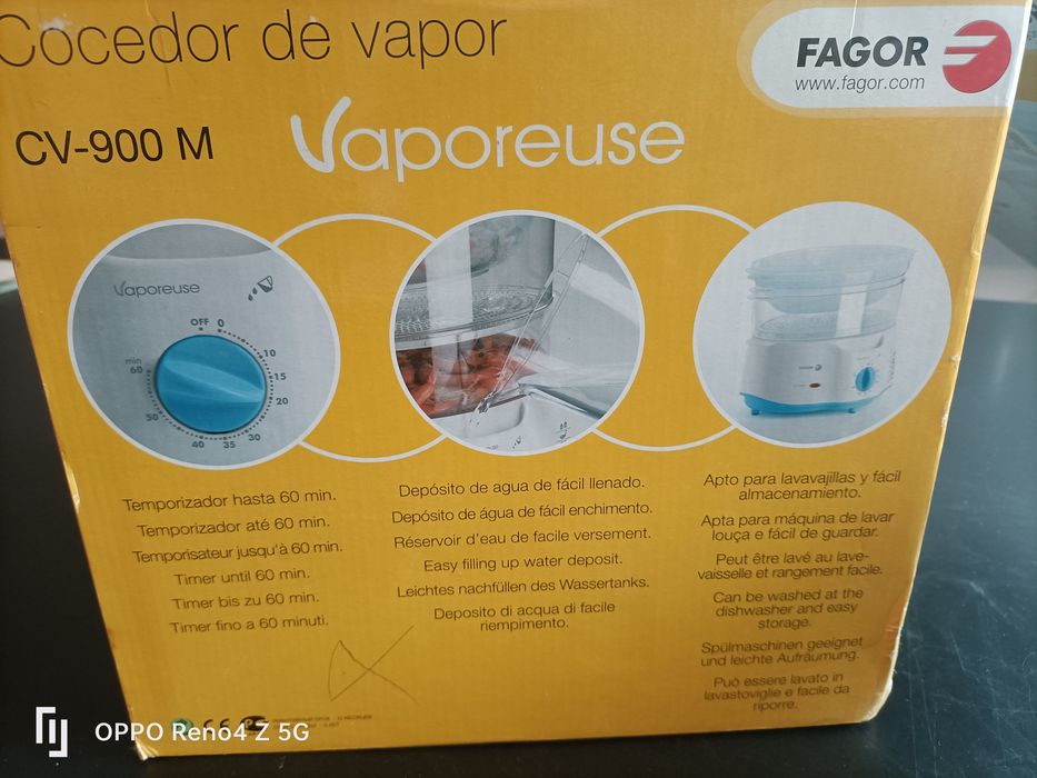 Máquina de cosinhar a vapor nova