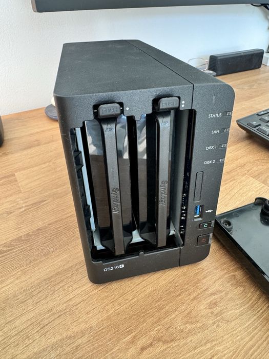 Synology DS216 + II com 8gb ram e 1Tb SSD