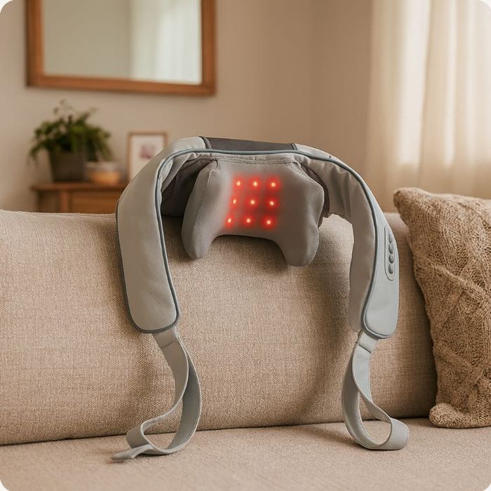 Masażer Bezprzewodowy Do Szyi Karku Ramion Pleców Na Akumulator Herz