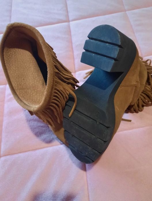 Botas,meio canela castanhas