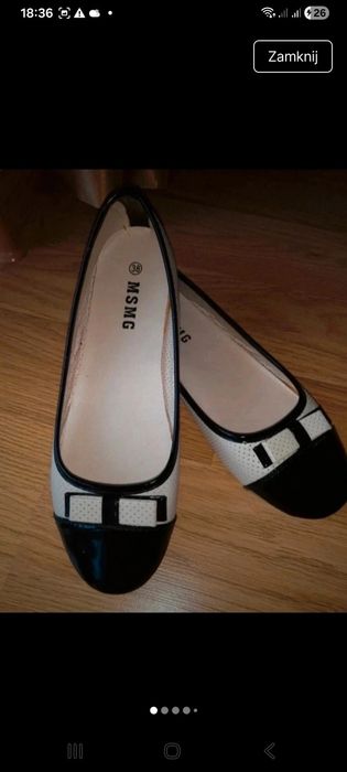 Balerinki nowe 37