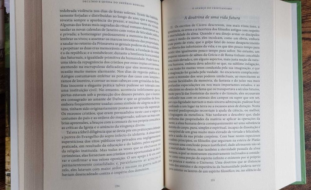 História do Declínio e Queda do Império Romano Volumes I e II