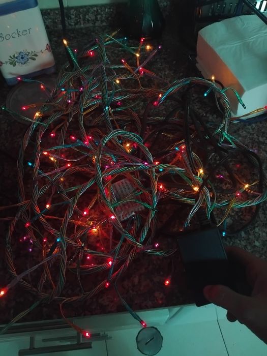 Luzes de natal (tomada Portuguesa)