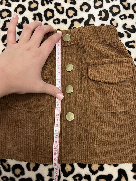 Нова шоколадна юбка ,80 см