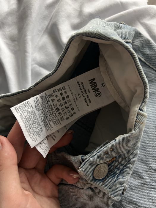 Maison Margiela оригінальна джинсова спідниця