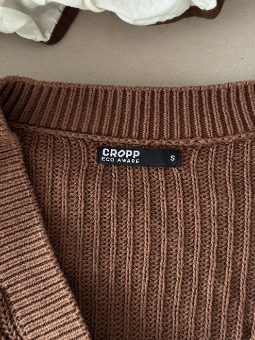 кардиган коричневий