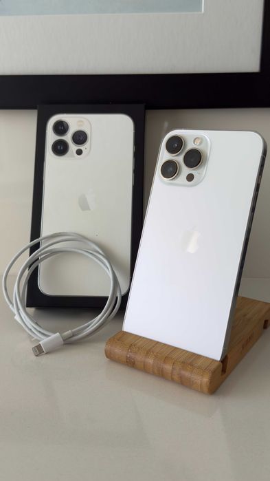 Apple iPhone 13 Pro Max 128GB 75% "branco" + todos os acessorios