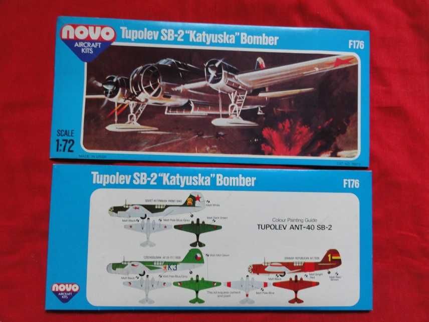 NOVO. упаковки та деколі літаків 1/72.