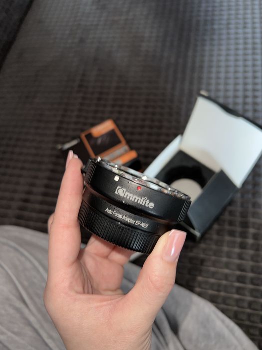 Перехідник Commlite CM-EF-NEX для Canon EF/EF-S на Sony E