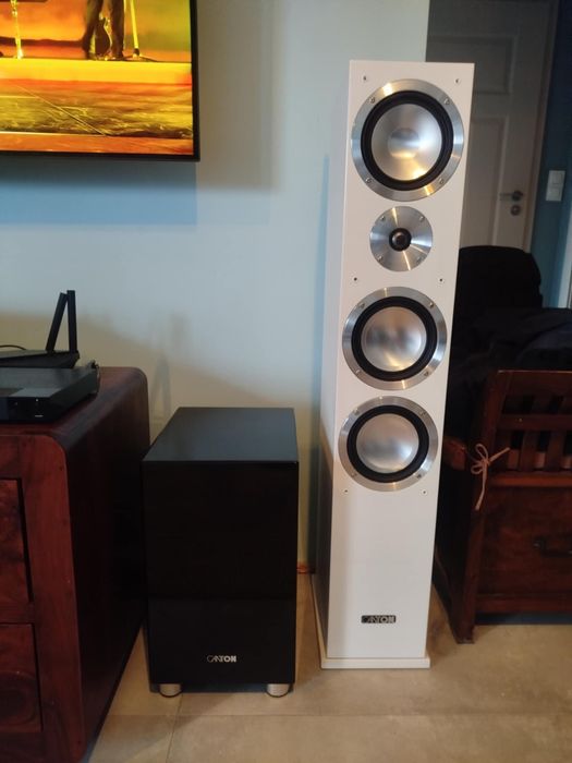 Komplet Stereo/Kino Canton Chrono / Pioneer 550W Piano / Tanio