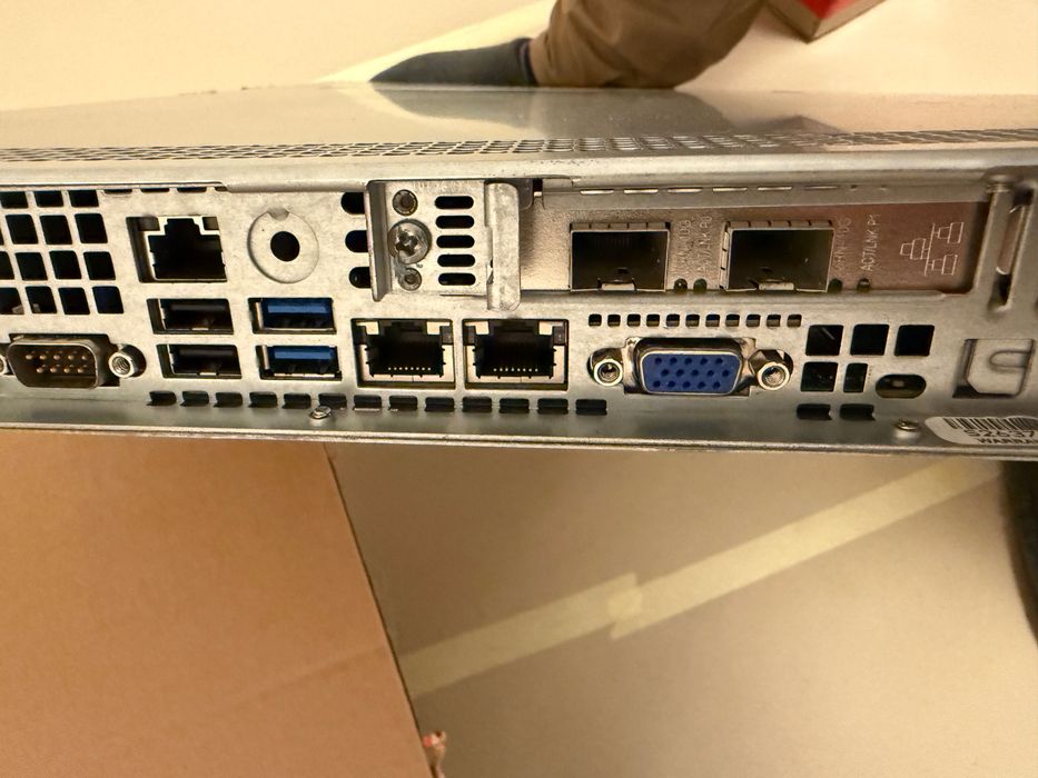 Сервер Supermicro CSE-815 X11SPW-TF 1U Rack Server